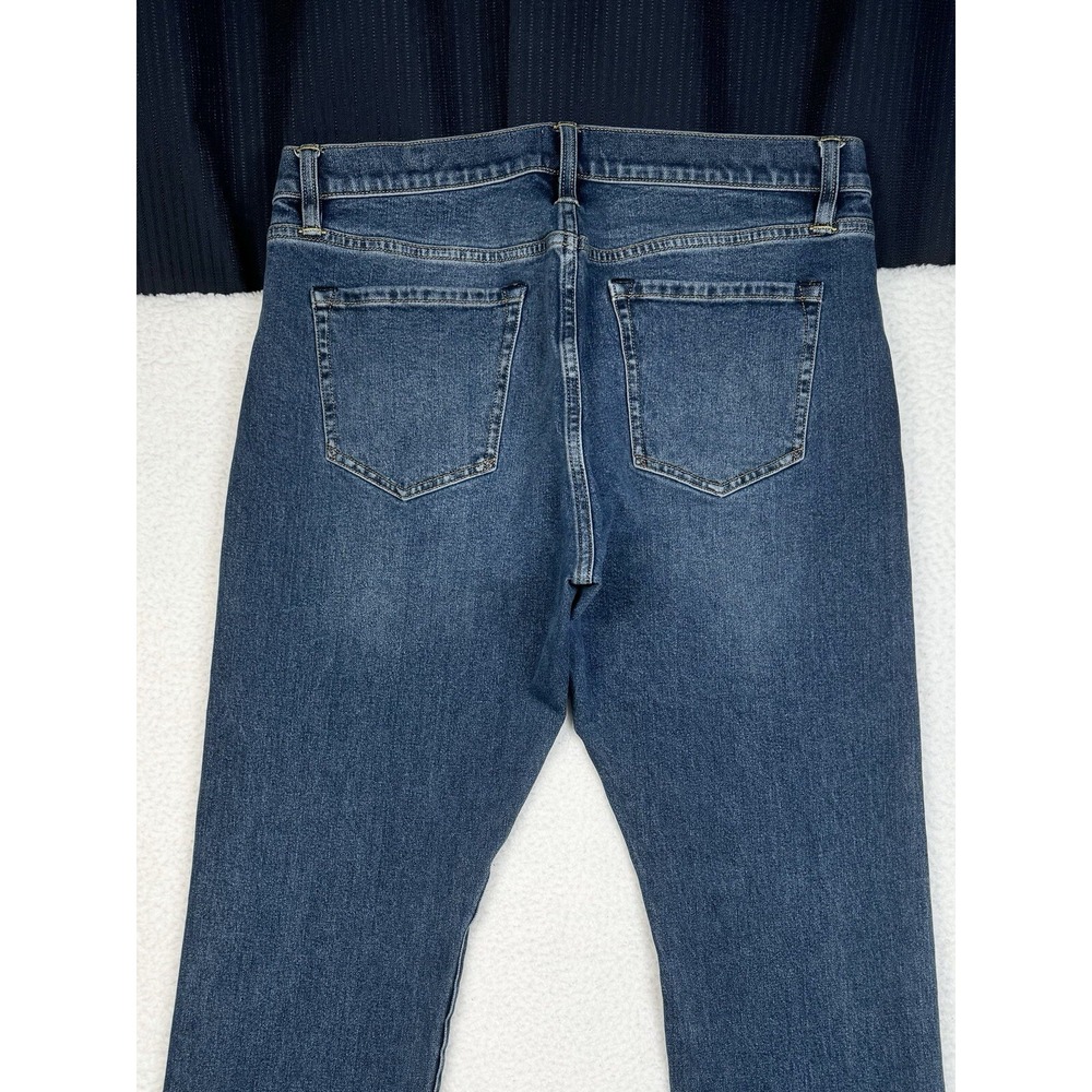 FLINT AND TINDER Slim Fit Denim Jeans Blue - Men's 34x32 Fits 33x29 - Picture 6 of 11